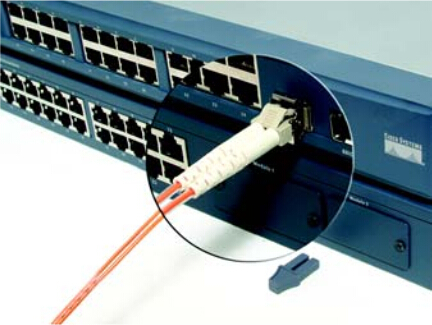 The connected fiber cable
