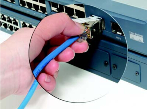Remove the Cat5 cable