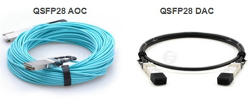 QSFP28 AOC vs. QSFP28 DAC