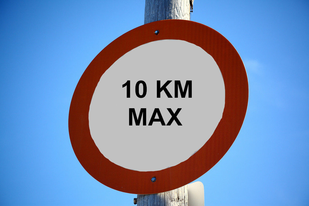 10km max